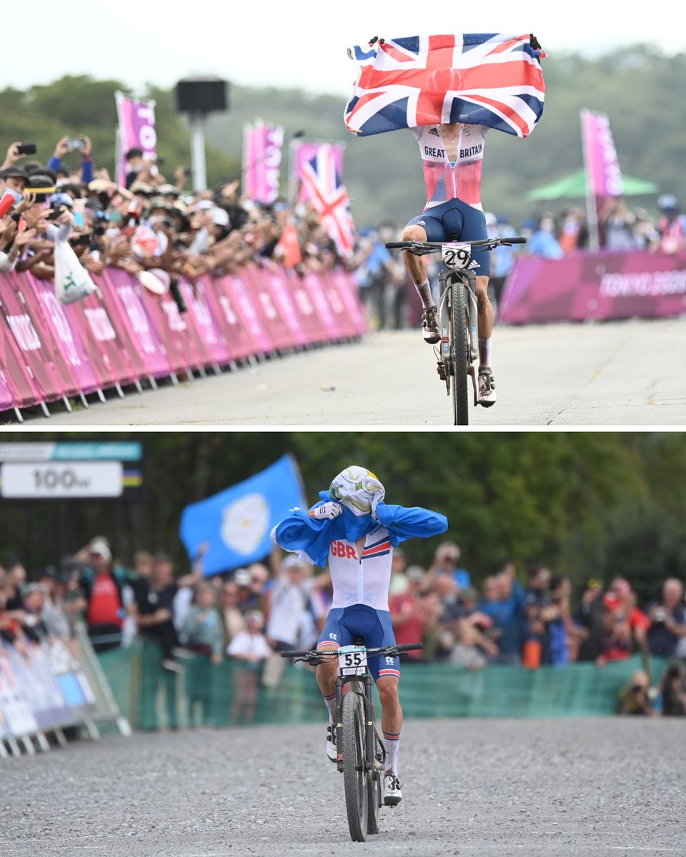 UCI_cycling's tweet photo. "You can't be perfect in everything" 😆
@tompidcock
#GlasgowScotland2023 | @UCI_MTB https://t.co/bspu2kiivw
