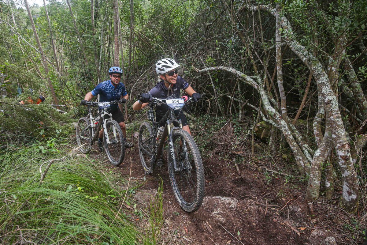 SRTraverse's tweet photo. Stage 2 of the @GlacierBySanlam #StormsRiverTraverse played out in perfect conditions as Anel Strampe was victorious overall and in her solo eBike women's category. Further back fun was had between the muddy portages on the forest roads and trails.
https://t.co/O1nh6bup3k https://t.co/QCB6OM43hD