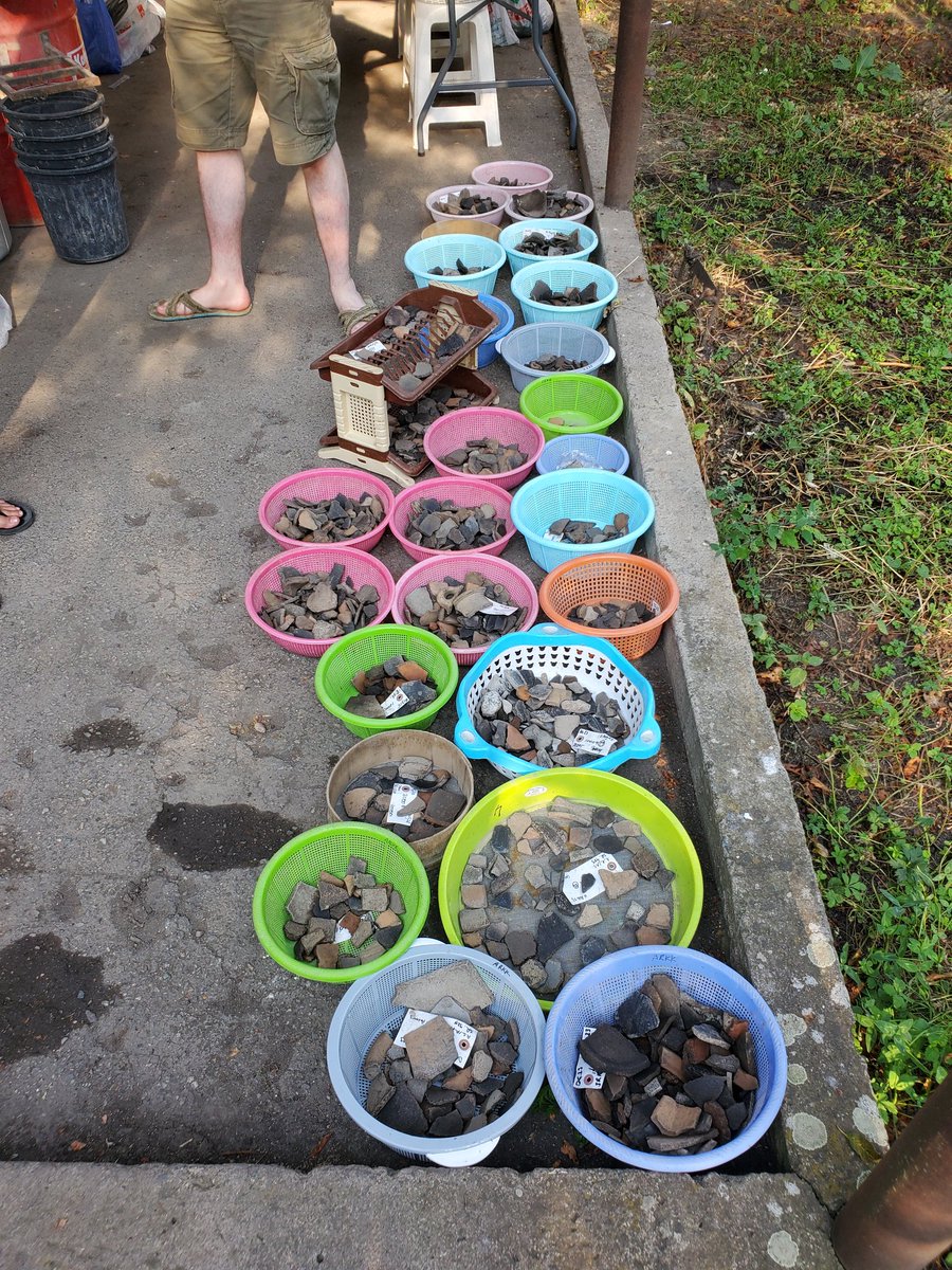 NErbSatullo's tweet photo. A lot of pottery washed today on #ProjectARKK https://t.co/4Acva0Bl1M