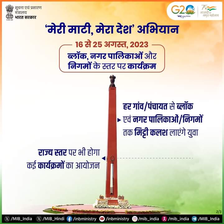 adv_punitkumar's tweet photo. 🇮🇳 के 77व��ं स्वतंत्रता दिवस पर
जुड़ें #मेरी_माटी_मेरा_देश अभियान
#IndependenceDay https://t.co/W0myb1EIaX