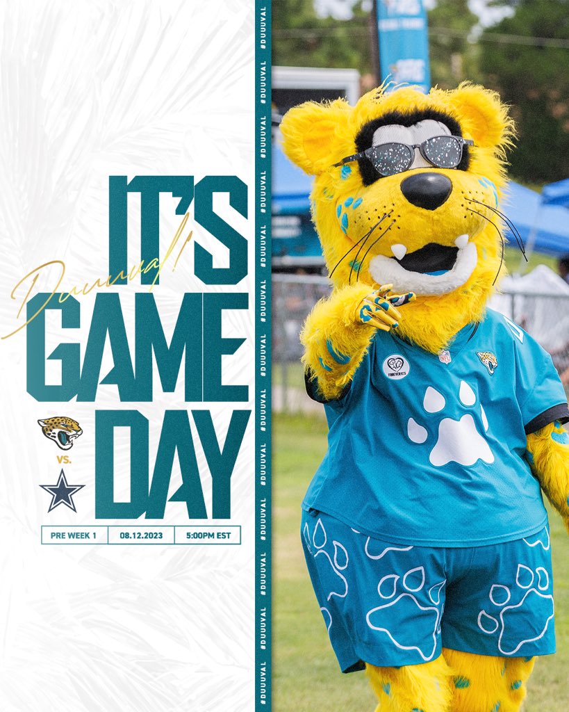 JaxsonDeVille's tweet image. Yeehaw, it’s GAMEDAY. 

#JAXvsDAL | #DUUUVAL