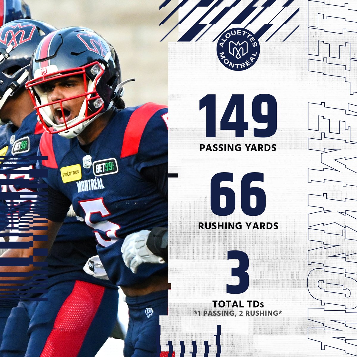 CFL's tweet photo. Stealing the show: Caleb Evans 🎭 #CFL https://t.co/JDIRnw7j9s