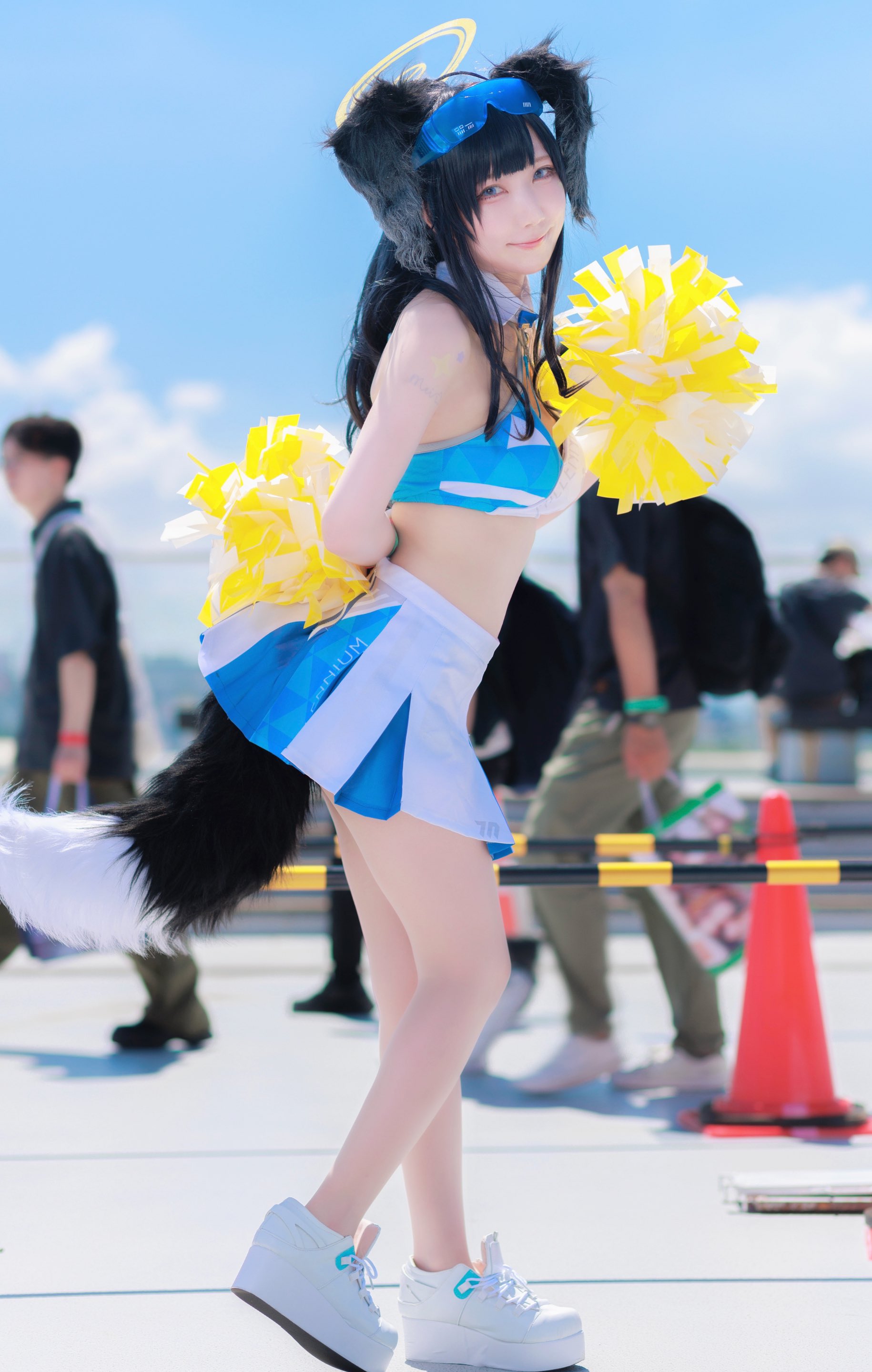 ブルアカ　猫塚ヒビキ　アスナ　トキ　応援隊　コスプレ衣装　ブルーアーカイブ ブルーアーカイブ ブルアカ 猫塚ヒビキ ねこづかヒビキ 応援団