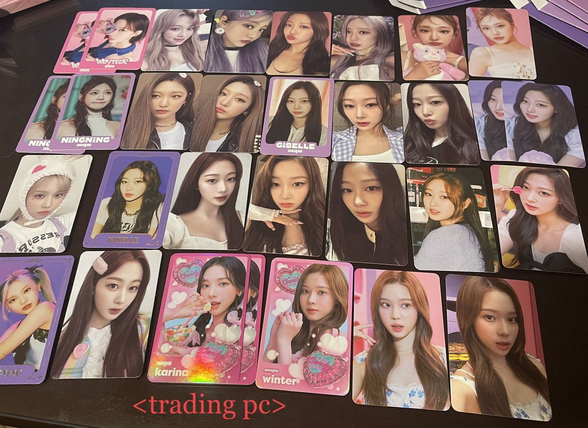 VWVPISUU's tweet photo. 에스파 트레이딩 카드 트레카 앨범 포카 양도
제시 받으며, 역제시 내려치기는 무시합니다! 시세 대충 맞으면 다 거래

onhand ww girls life's too short trading card poca pob benefit karina giselle winter ningning 양도 에스파 카리나 윈터 닝닝 지젤 포카 트레카 specs sticker peace tattoo https://t.co/Kmq7ytA3vn