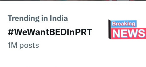 AnshumanVishno1's tweet image. बधाई हो..
1 M ट्वीट ✅
बीएड के साथियों ने सिस्टम हिला दिया.......
#WeWantPRTInBED