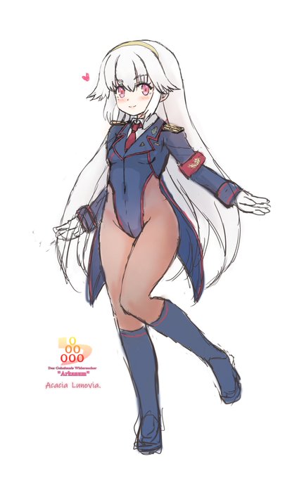 アカシア・ルノビアちゃんうさみみOFFVer!
専用セクシー軍服もありかも…!(●'ω`●)✨
Re:リーバルの操縦システムとストライサーとの親和性を上げるためとか…! 