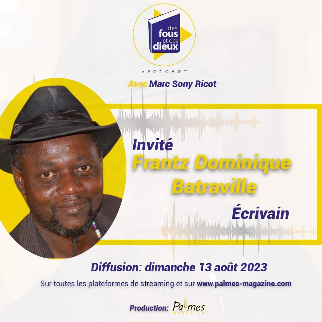 twitzamar's tweet photo. 📢Pour l 3e épisode du Podcast Des fous et des dieux @marc_sricot  a rencontré l'écrivain haïtien Dominique Batraville  chez lui, à Delmas. C'est une discussion autour de son premier roman, son rapport avec la littérature. Rendez-vous ce dimanche 3h PM sur @MagazinePalmes https://t.co/Wcpn0CVuRx