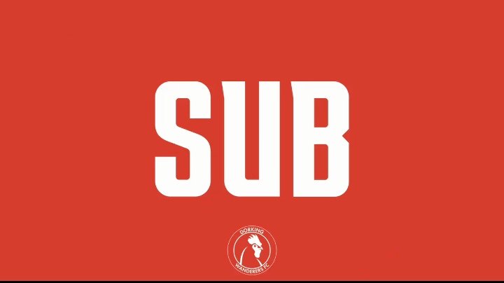 DorkingWDRS's tweet photo. 76' - SUBS - Double change for Wanderers as Niall McManus &amp; Jack Jebb replace Aaron Kuhl &amp; Jason Prior

#DORMAI I 0-1 https://t.co/j4D1pLwqe5