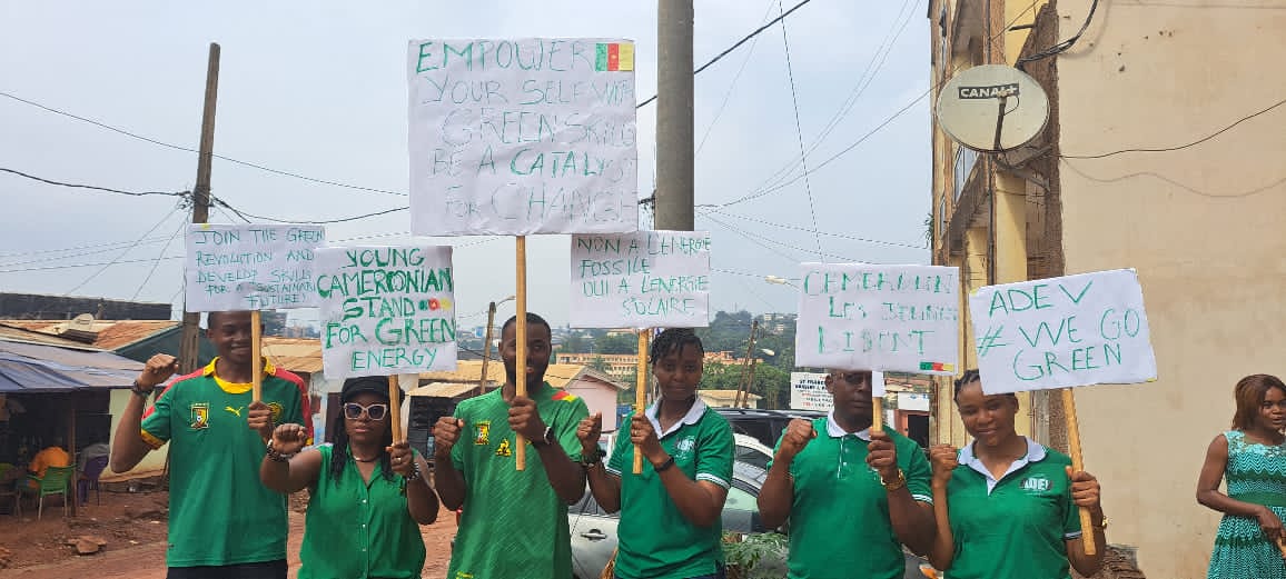 International Youth Day, ADEV #WeGoGreen
#EnegyTransition
#cleanenergy
<a href="/AUYouthProgram/">African Union Youth Program</a> <a href="/UNEP/">UN Environment Programme</a> <a href="/adevcmr/">ADEV</a>