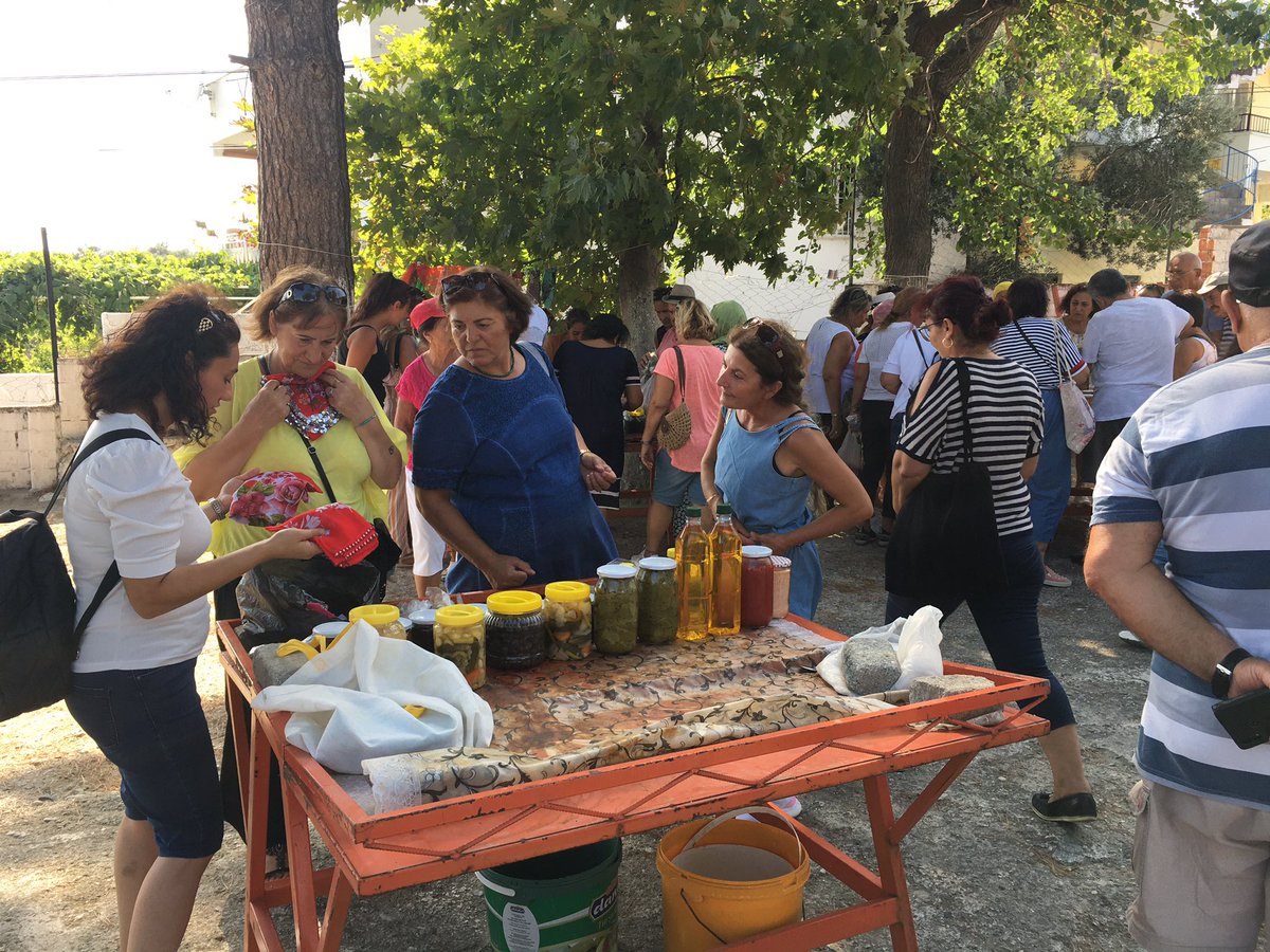 AkdAltinoluk's tweet photo. Festivalimizin dördüncü gününde Tahtakuşlar Köyü’nü ziyaret ettik. https://t.co/cijgCY6fUZ