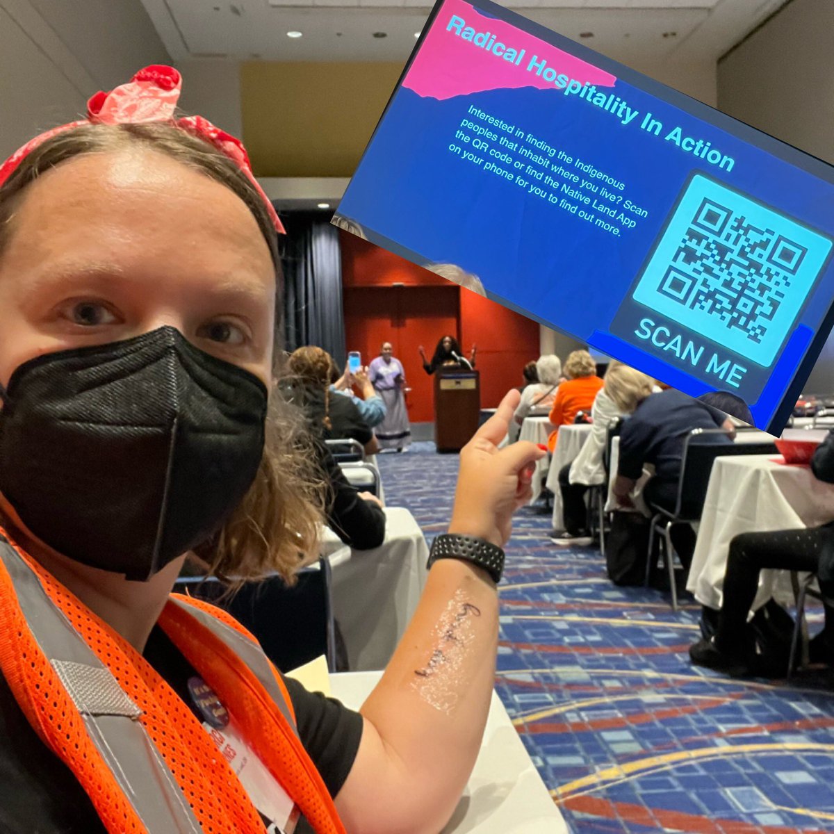 Listening and learning from some Oklahoma <a href="/MomsDemand/">Moms Demand Action</a> volunteers  on intentional inclusivity #GSU2023. <a href="/Everytown/">Everytown</a>