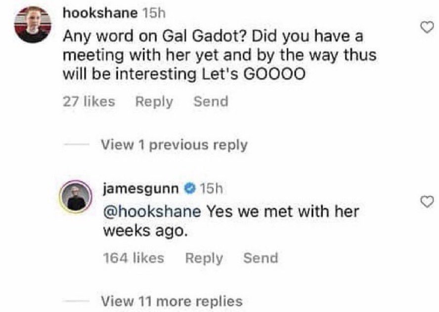 Really @JamesGunn? The meeting never happened huh?
Once again, proving he’s a pathological liar. 
#FireJamesGunnAndPeterSafran 
#WonderWoman3 
#RestoreTheSnyderVerse 
#SellSnyderVerseToNetflix 
#GalGadot