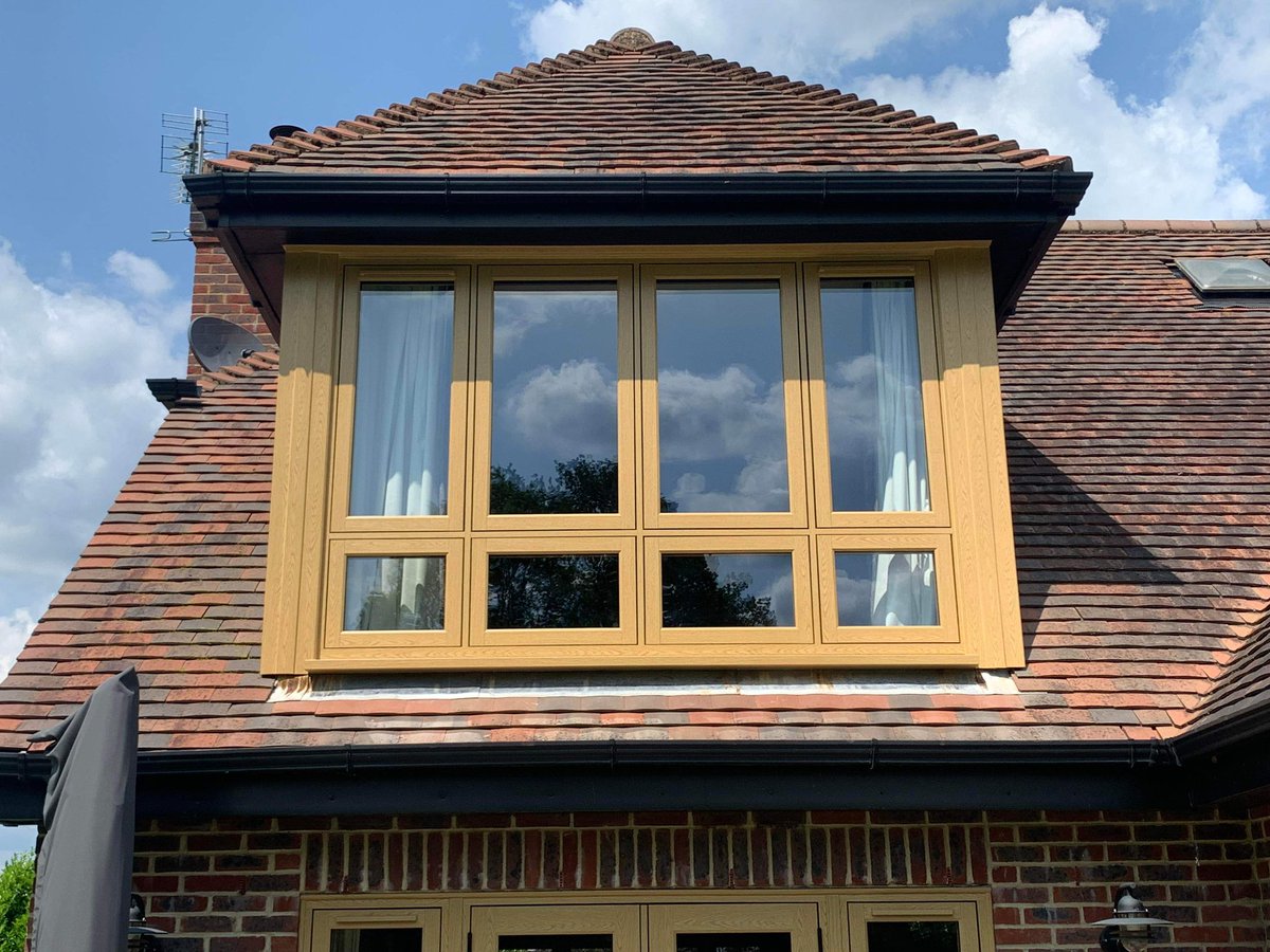 New #Residence9 English Oak #Doubleglazed #Windows installated in #Felbridge #EastGrinstead by #Barong <a href="/BarongWindows/">Barong Windows</a> <a href="/residence9/">Residence Collection</a> <a href="/dekkowindows/">Dekko - #TheHomeOfFlush</a>