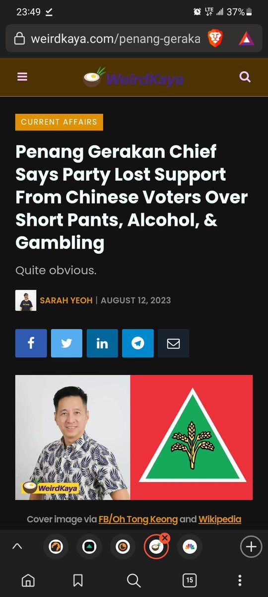 jackycheok's tweet image. #gerakan