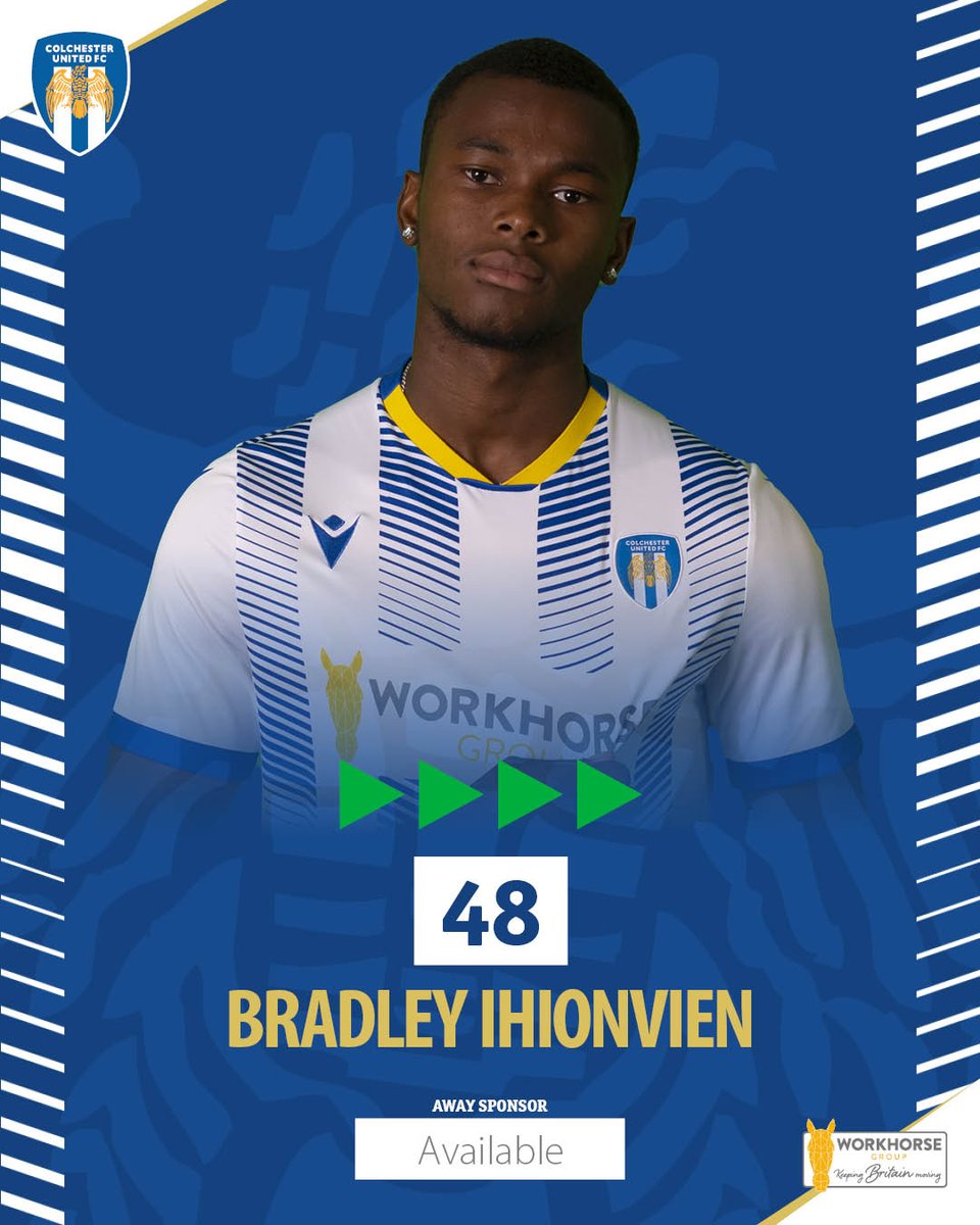 73| 🔀 A further change for the U's. 

Bradford City 🟠 2-1 🔵 #ColU