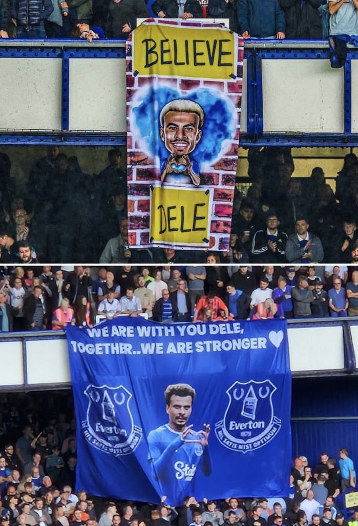 Absolutely love this from the Everton fans. Top class 👏👏👏