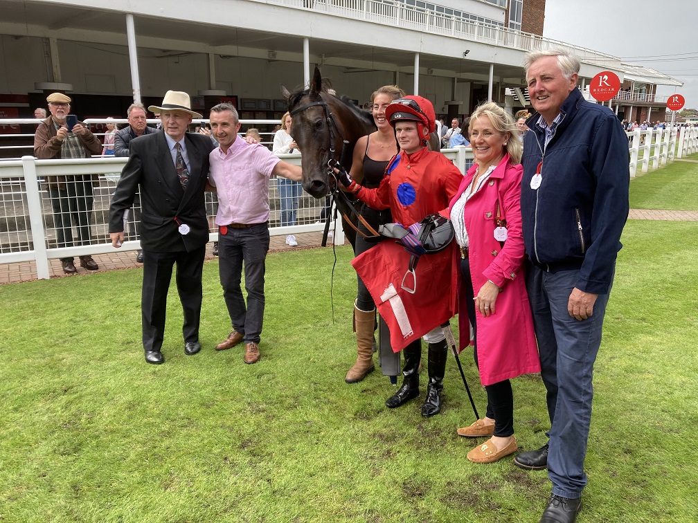 Basholo is booked in for a return to Redcar in a couple of weeks after winning The Celebrate The Life of Ann Allport Classified Stakes under 7lbs-claimer Alex Jary. Trained by @StellaBarclay. Congratulations to @tony_culhane_r