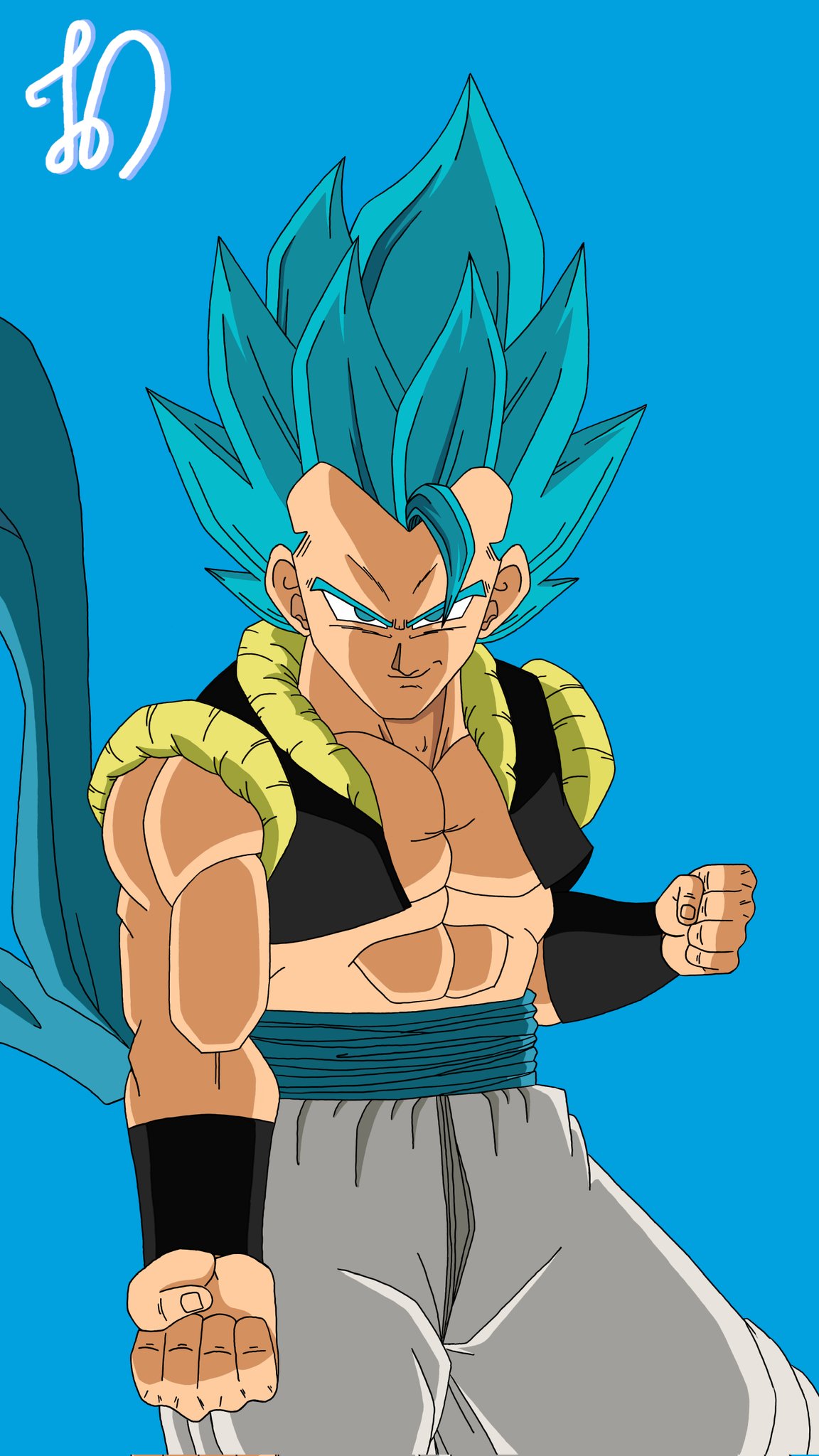 PBBS 1 GOGETA BLUE EVOLUTION  Desenhos dragonball, Goku desenho