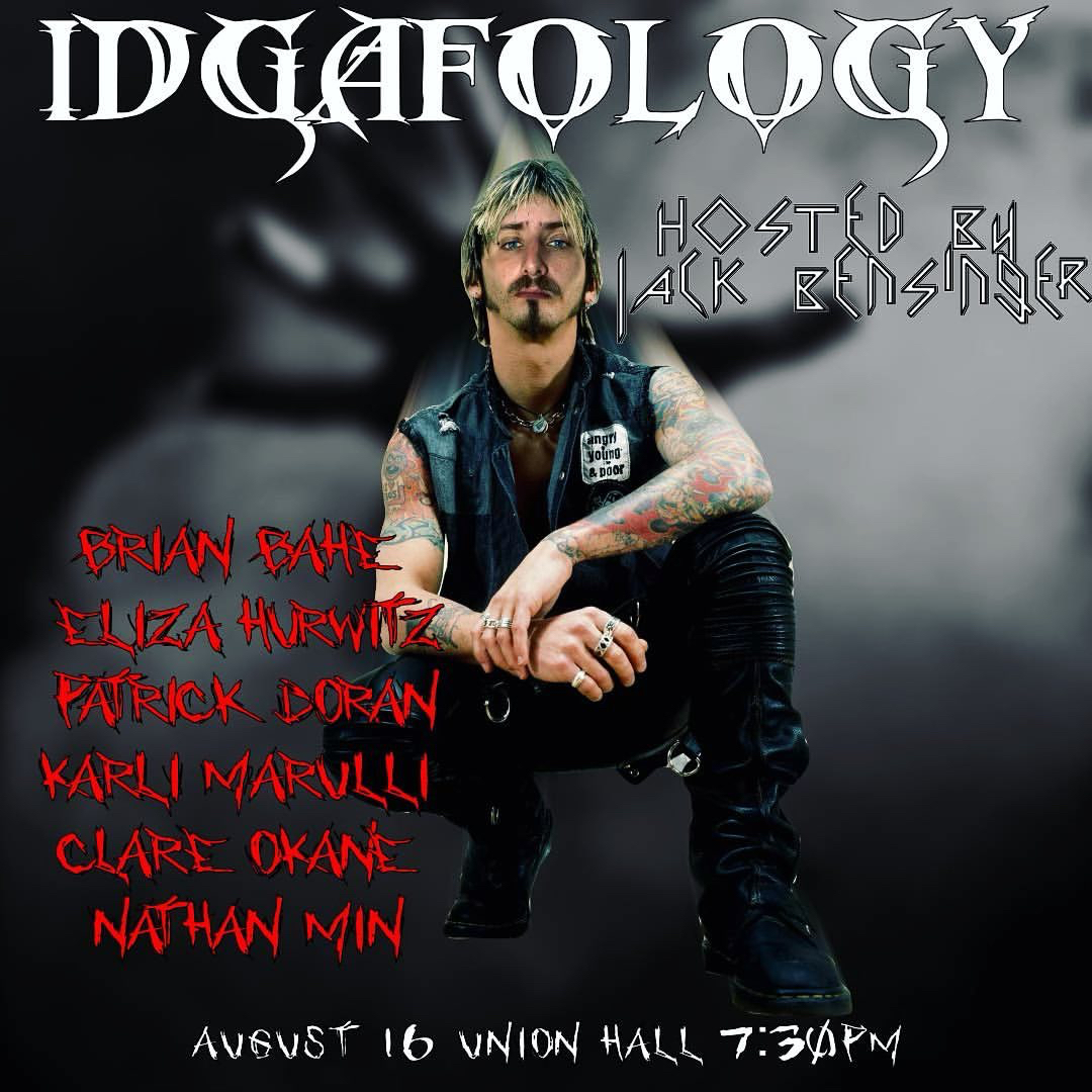 WED 8/16: Class is in session at the school of not giving an F at IDGAFOLOGY hosted by @JackBensinger! Featuring: ∙ Clare O'Kane ∙ @lunch_enjoyer ∙ @brian_bahe ∙ @ElizaHurwitz ∙ @karlimarulli ∙ @NateCartoons 🎟️: tinyurl.com/mr4986pb