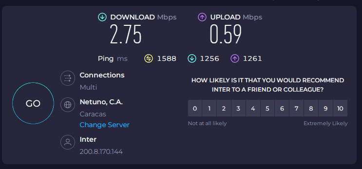 acido100x100's tweet image. Así estamos nuevamente desde las 8:00 am de hoy Sabado 12/08/2023 con el PESIMO servicio de @InterCliente @TuMundoInter no hay semana que no haya una falla, esto es una empresa y trabajamos en la nube, Urb. Montecristo, CCS
Contrato: 2500117302
@Conatel @sundde_ve #InterCliente