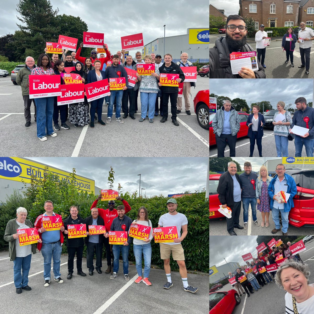 Today we officially launched the by-election campaign for Brooklands Labour to elect <a href="/davidgmarsh/">Cllr Dave Marsh</a> on 7th Sept.

The hardworking Brooklands Labour Councillors <a href="/susanmmcooley/">Sue Cooley</a> &amp; Glynn Evans work all year round to deliver for local residents &amp; Dave is hitting the ground running 🗳️🌹