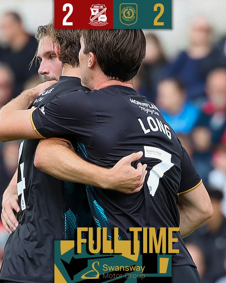 We come from behind to take a point.

#CreweAlex