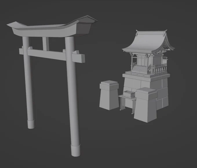 あっ!(俺狐つくる技術無いじゃん!!!!!!!!) #blender