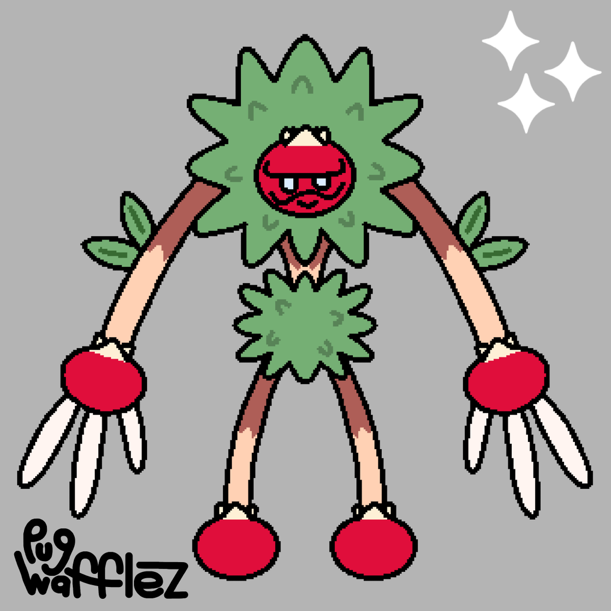 PugWafflez2's tweet photo. Beriblu has evolved!

Shruberi (Grass)

[ #pokemon #fakemon #PokemonScarletViolet  #creaturedesign  ] https://t.co/oxmB55QF67