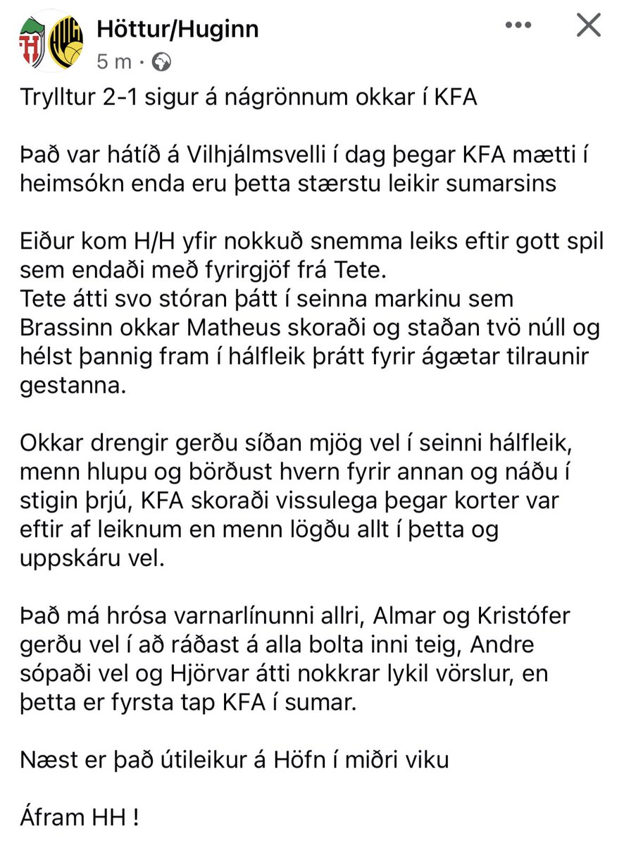 Höttur tweet media