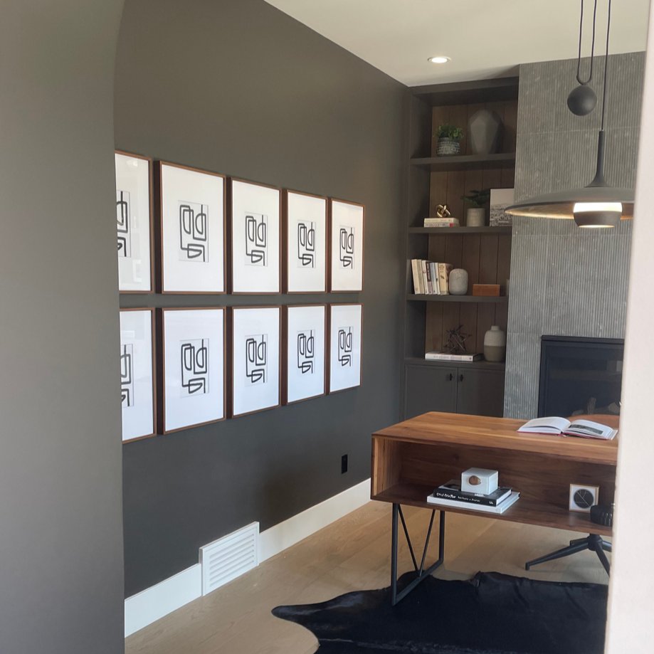 Hanging a gallery wall... A journey of 99% frustration and 1% victory dance. Nailed It, because persistence outshines crooked frames!