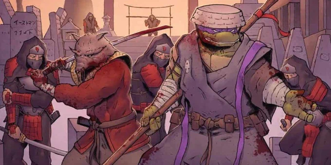 Last ronin turtle designs go so hard and then Donnie