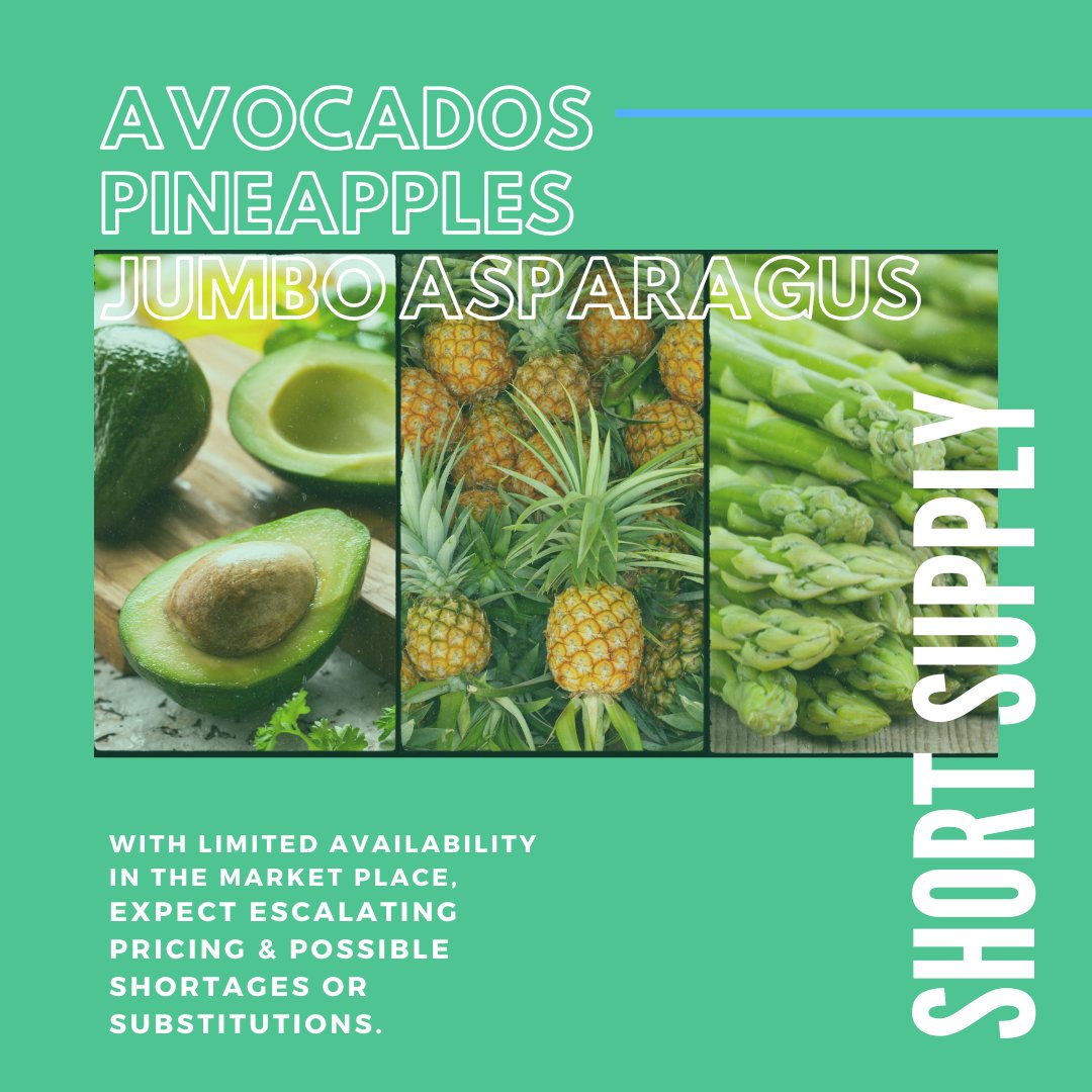 WW_Produce's tweet image. 📌Avocado pricing is on the rise, especially for 60ct &amp;amp; larger. Want to stay up to date on the produce market? DM us to join our weekly newsletter list and receive the full scoop straight to your inbox every Friday!
.
#MarketUpdate #Produce #OnTrend #WhatsNew #Seasonal #Fresh