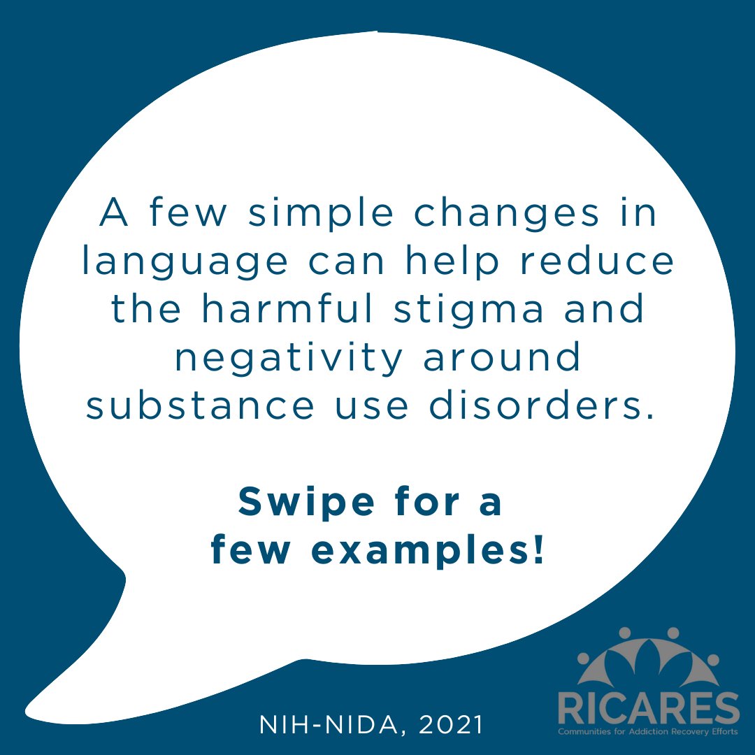 ri_cares's tweet image. Words matter! 💬 Check out the following info about how to shift your language to help reduce the stigma around substance use disorder! 

For more information, visit: buff.ly/3s5KrOa 

#ricares #recovery #recoveryprogram #recoveryispossible #recoveryreadyrhodeisland