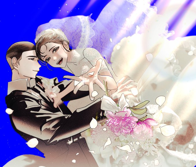 「カップル 結婚」のTwitter画像/イラスト(新着)