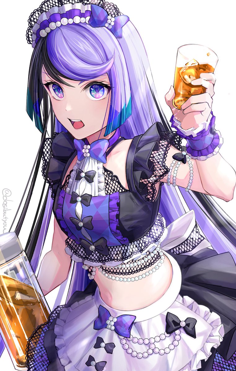 「麦茶飲めサマーメイド。」|ド支部長のイラスト
