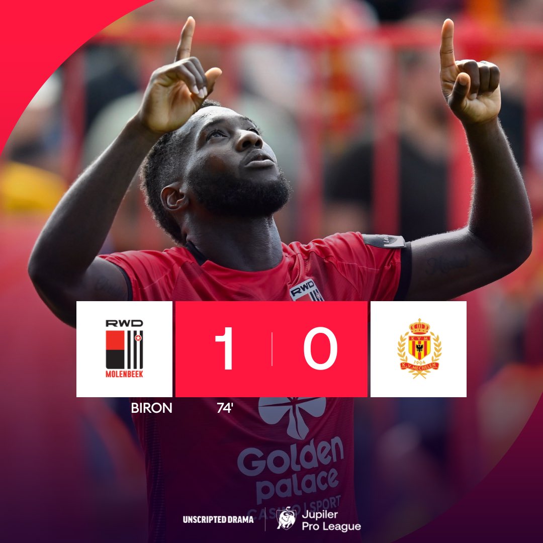 BelgianPodcast's tweet photo. ℹ️| @RWDMolenbeek 1️⃣ @kvmechelen 0️⃣ 
#RWDKVM 

🔴⚫️⚪️| @RWDMolenbeek edge out #Malinwa in #Brussels. 

📷©️| @ProLeagueBE⚽️🇧🇪 https://t.co/uEoO5vWyKz