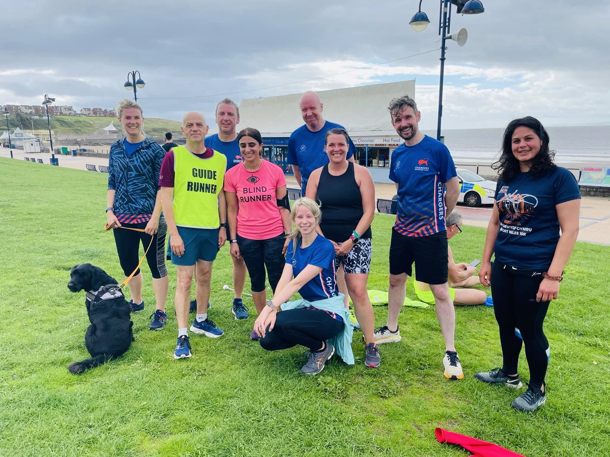 Back at Barry Island this morning for our latest #ParkrunTourism. Three laps and a lot of hills but great marshalling and the fresh sea air got all back in one piece. Diolch <a href="/Barryparkrun/">Barry Island parkrun</a>