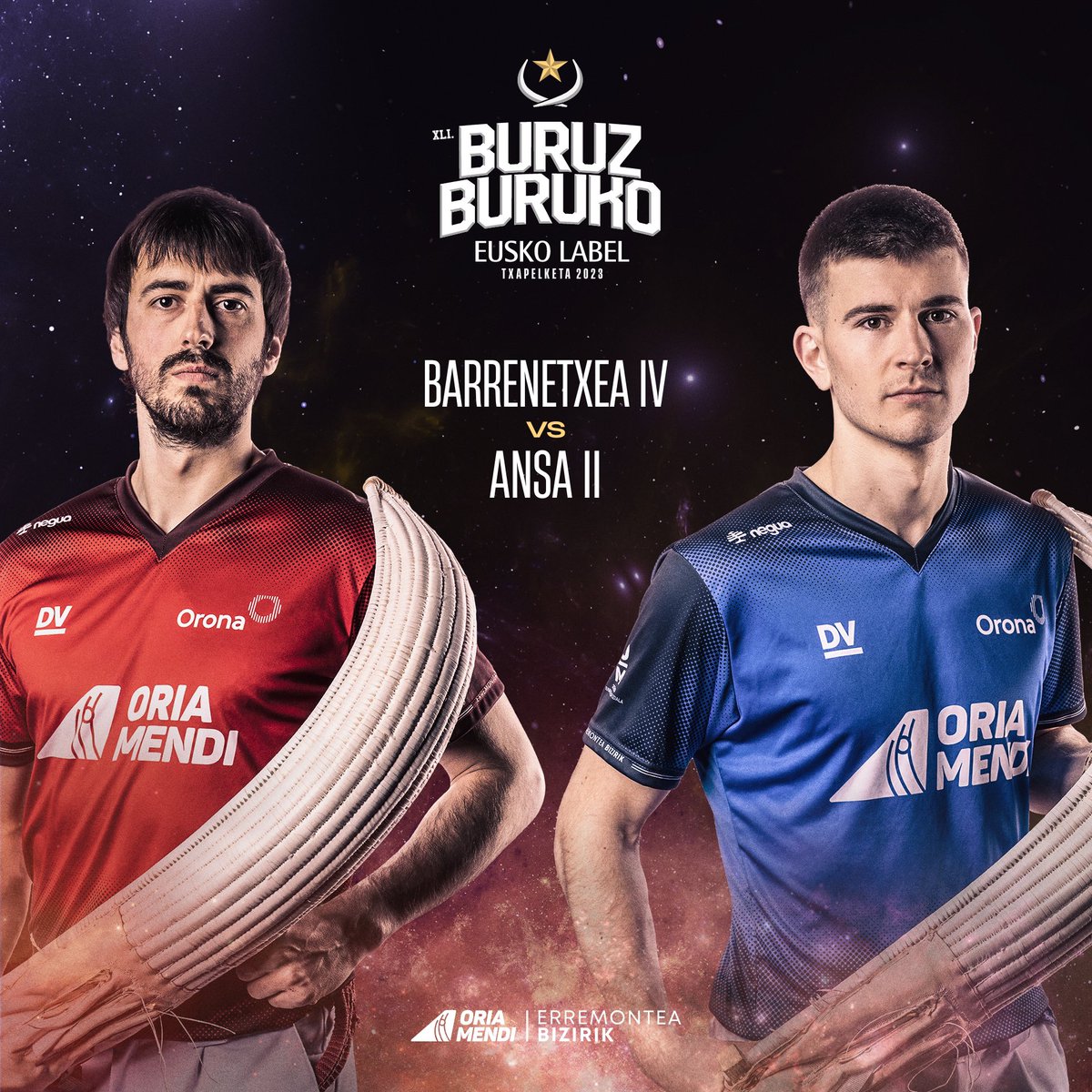 Gaur jokatuko da Buruz buruko erremonte txapelketaren ligaxkako bigarren jardunaldia. 

🔴 BARRENETXEA IV
🔵 ANSA II

📆 Abuztuak 12
⏰ 18:00etatik aurrera
📍 Galarreta Jai-alai

Bizi erremontea Galarretan!!