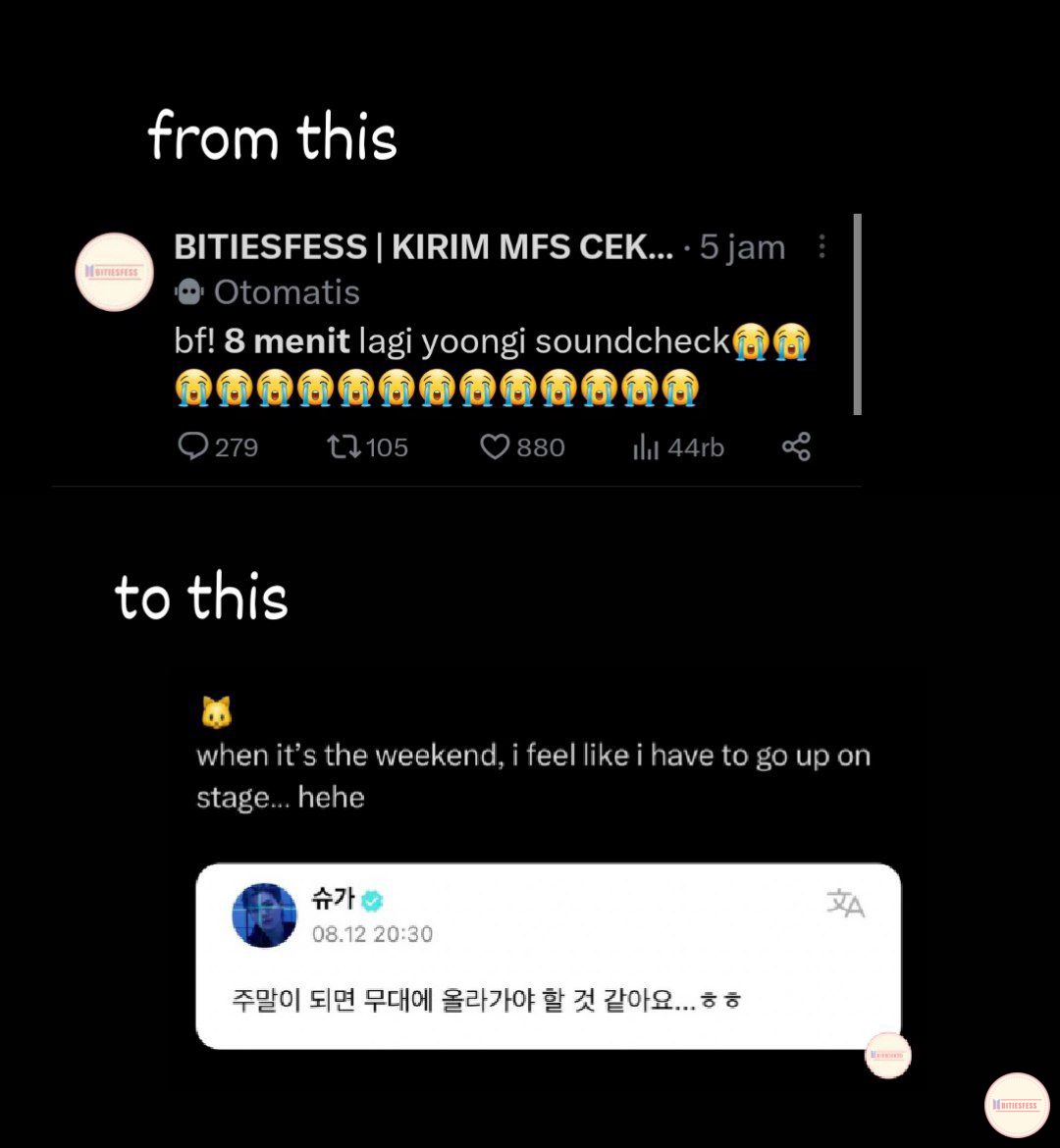 Xorberry's tweet photo. bf! my ternyata bukan kita aja yg pcd, yoongi juga 😭😭😭😭 https://t.co/f6HzX0UFiL