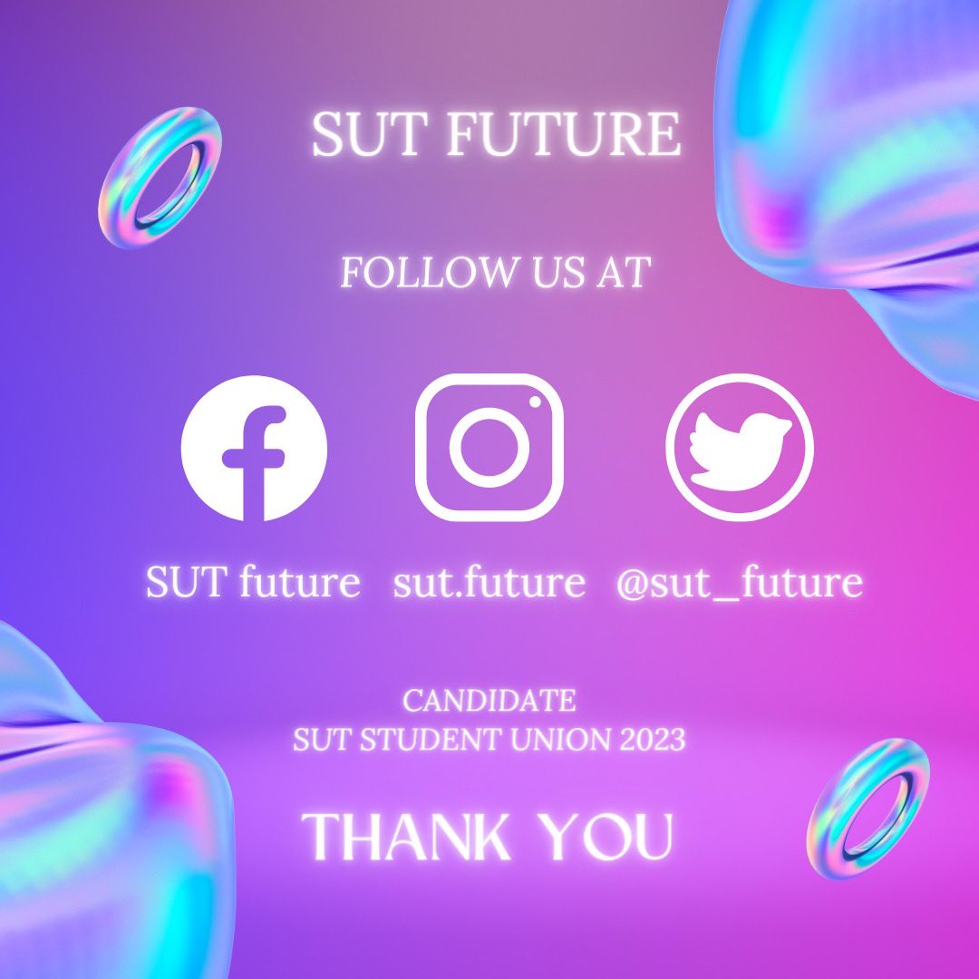 sut_future's tweet photo. (ต่อ)
วันที่ 23 สิงหาคมนี้ อย่าลืมมาเลือกตั้งกันนะ
#sutfuture #sut #มทส
#sut28 #sut29 #sut30 #sut31
#มหาวิทยาลัยเทคโนโลยีสุรนารี
#องค์การบริหารองค์การนักศึกษา https://t.co/LX32ZifJAQ