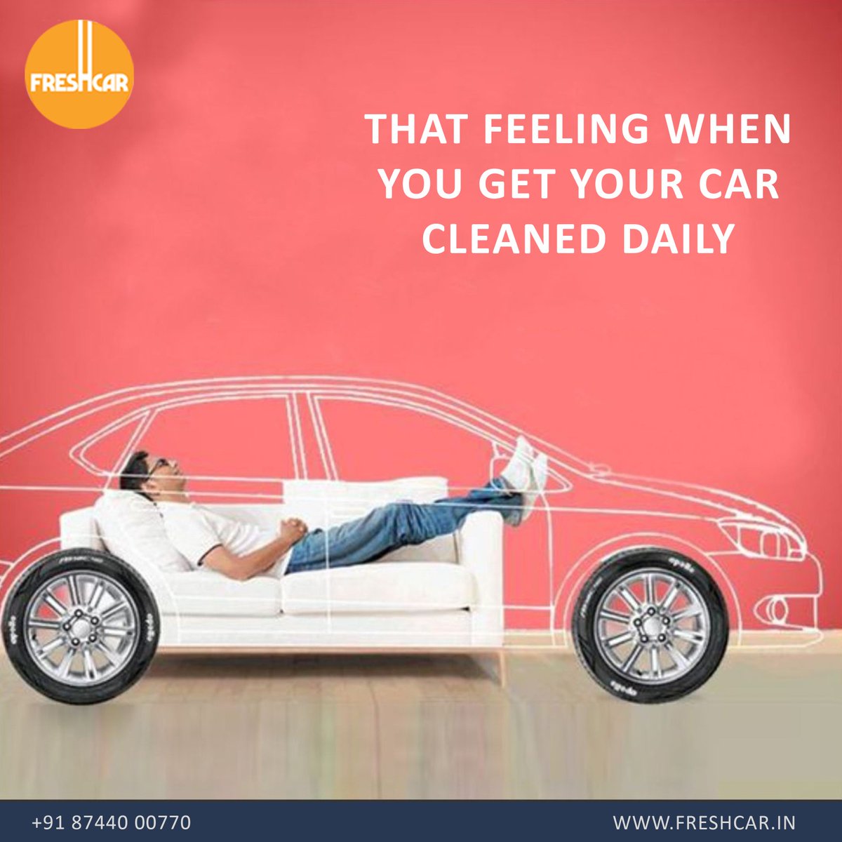 The comfort of ride in a clean car makes the journey feel awesome! Freshcar helps you keep your car cleaned daily via our Premium Car Cleaning Services.

Book a demo: freshcar.in

#Freshcar #carcleaning #spotlessride #cleancar #urbanliving #carcare #carlife #gurgaon