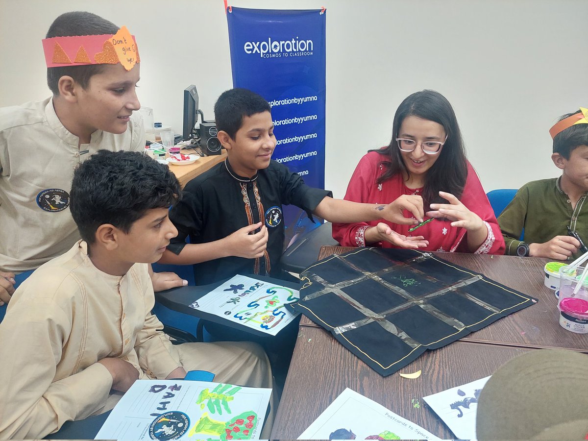 mariamibkhan's tweet photo. And five years later, we meet again! Love what Yumna is doing with @explorebyyumna A productive, fun, and exhausting day...but the excitement and smiles on children's faces is worth it, of course! 💫 https://t.co/RgyUTDoNH2