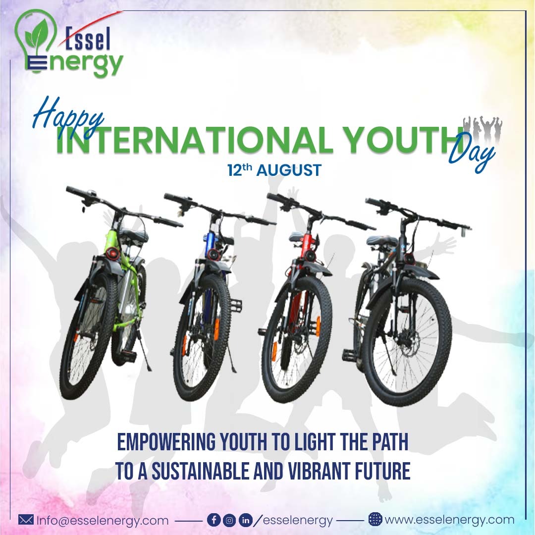esselenergy's tweet photo. Riding Towards a Sustainable Future on International Youth Day! Sparking the Green Revolution with Essel Energy. Visit us at
https://t.co/SMFdYDv6FA
#youthpoweringchange #greenriders #esselecoyouth  #esselelectricyouth #rideintothefuture #cleanenergyyouth #charginguptomorrow https://t.co/SovKKbR6gn