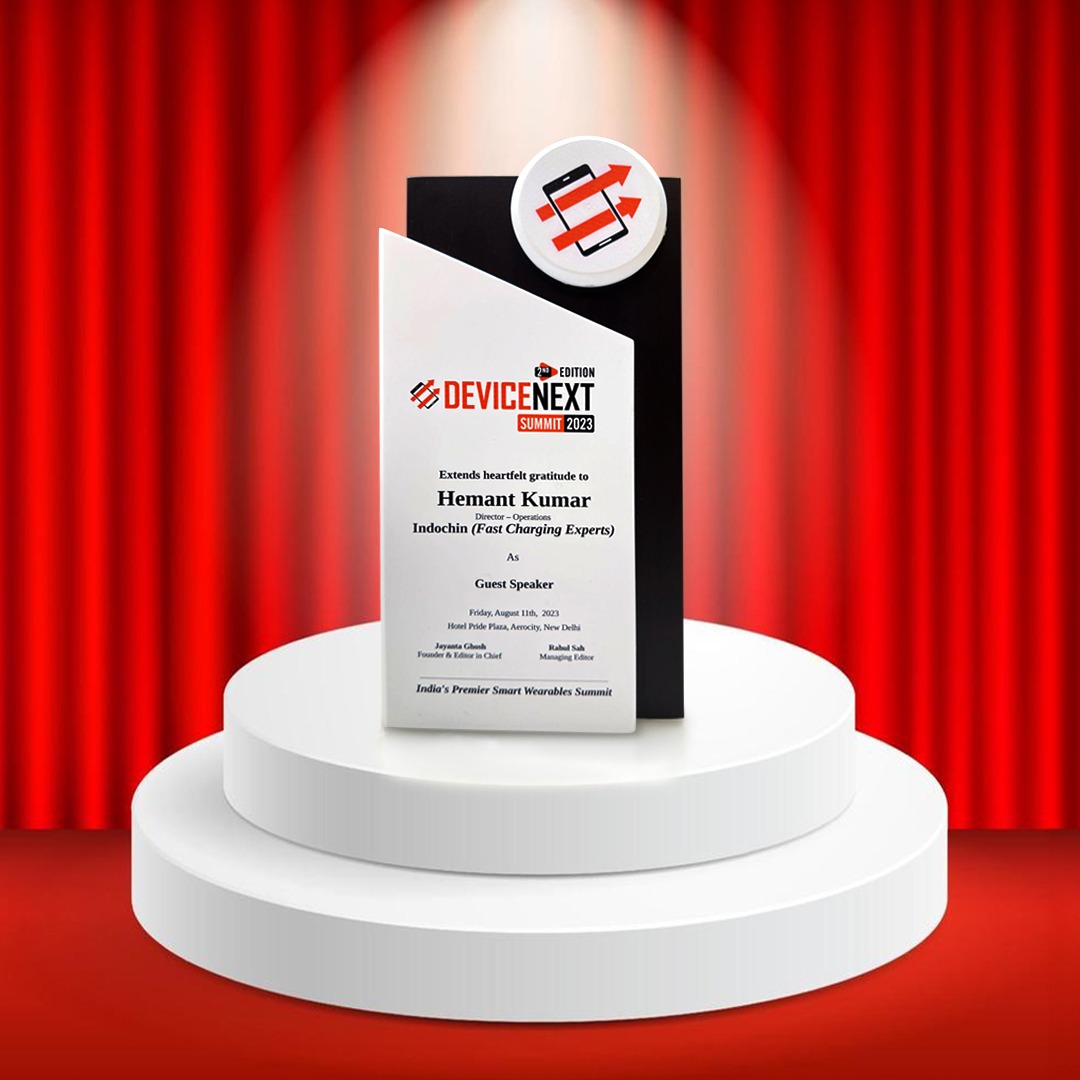 Heartfelt gratitude to DeviceNext for the  appreciation to Indochin Electrotech as Pioneer in Fast Charging Award.
.
.
#OEMManufacturer #oemfactory #fastcharger #fastchargingcable #indochin #MobilePhoneAccessories #fastchargefastfun
