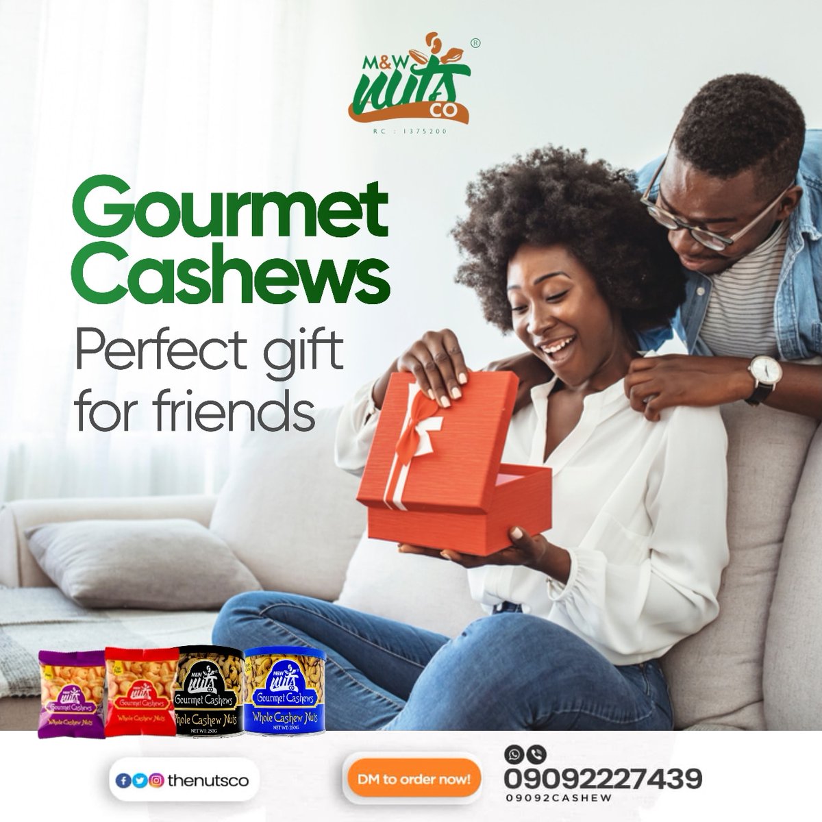 TheNutsCo's tweet photo. Gourmet Cashew are perfectly processed for everyone to enjoy in a snack or meal. Also serve as a perfect gifts on special occasions. Trust us: once you taste our nuts there's no going back. Grab a bag today! #Thenutsco #Gourmetcashewnuts #Swiftdelivery #bestsnackplug #Cashewnuts https://t.co/dVIzzBNy7F