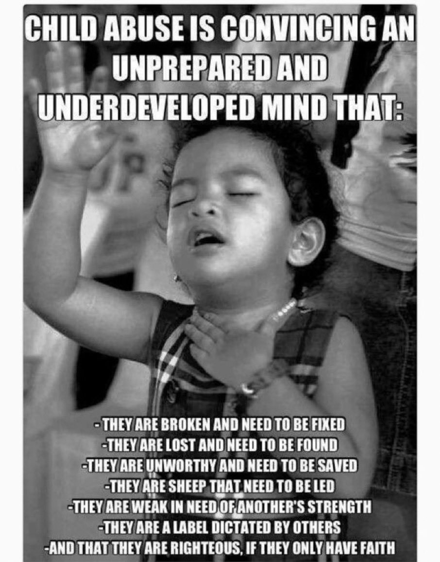 frankspeter88's tweet photo. @seanfeucht Who’s normalizing what? https://t.co/0RRgGFSVTW
Hard to choose from the 1,000s of cases of christians normalizing pedophilia. #ReligiousIndoctrinationIsChildAbuse https://t.co/zqzFqqaE66