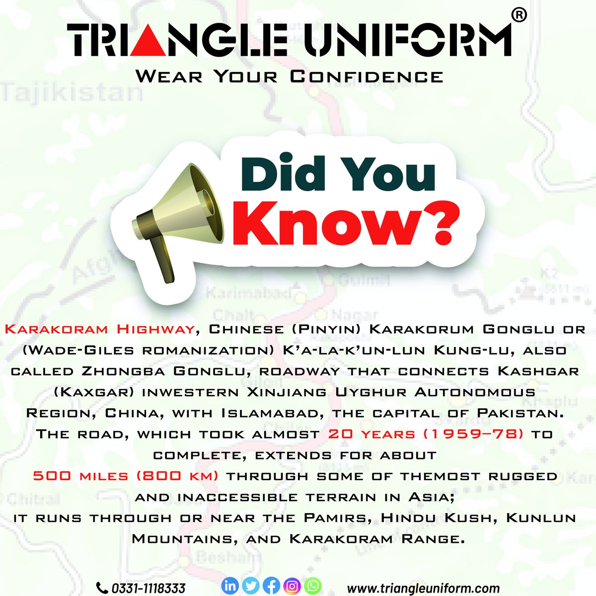 TriangleUniform's tweet image. 𝑻𝒉𝒆 𝑲𝒂𝒓𝒂𝒌𝒐𝒓𝒂𝒎 𝑯𝒊𝒈𝒉𝒘𝒂𝒚 (𝑲𝑲𝑯) 𝒊𝒔 𝒂 𝒍𝒆𝒈𝒆𝒏𝒅𝒂𝒓𝒚 𝒂𝒏𝒅 𝒓𝒆𝒎𝒂𝒓𝒌𝒂𝒃𝒍𝒆 𝒓𝒐𝒂𝒅 𝒕𝒉𝒂𝒕 𝒔𝒕𝒓𝒆𝒕𝒄𝒉𝒆𝒔 𝒂𝒄𝒓𝒐𝒔𝒔 𝒕𝒉𝒆 𝒏𝒐𝒓𝒕𝒉𝒆𝒓𝒏 𝒂𝒓𝒆𝒂𝒔 𝒐𝒇 𝑷𝒂𝒌𝒊𝒔𝒕𝒂𝒏 

#didyouknow #knowsomething #knowabout #knowledgehub