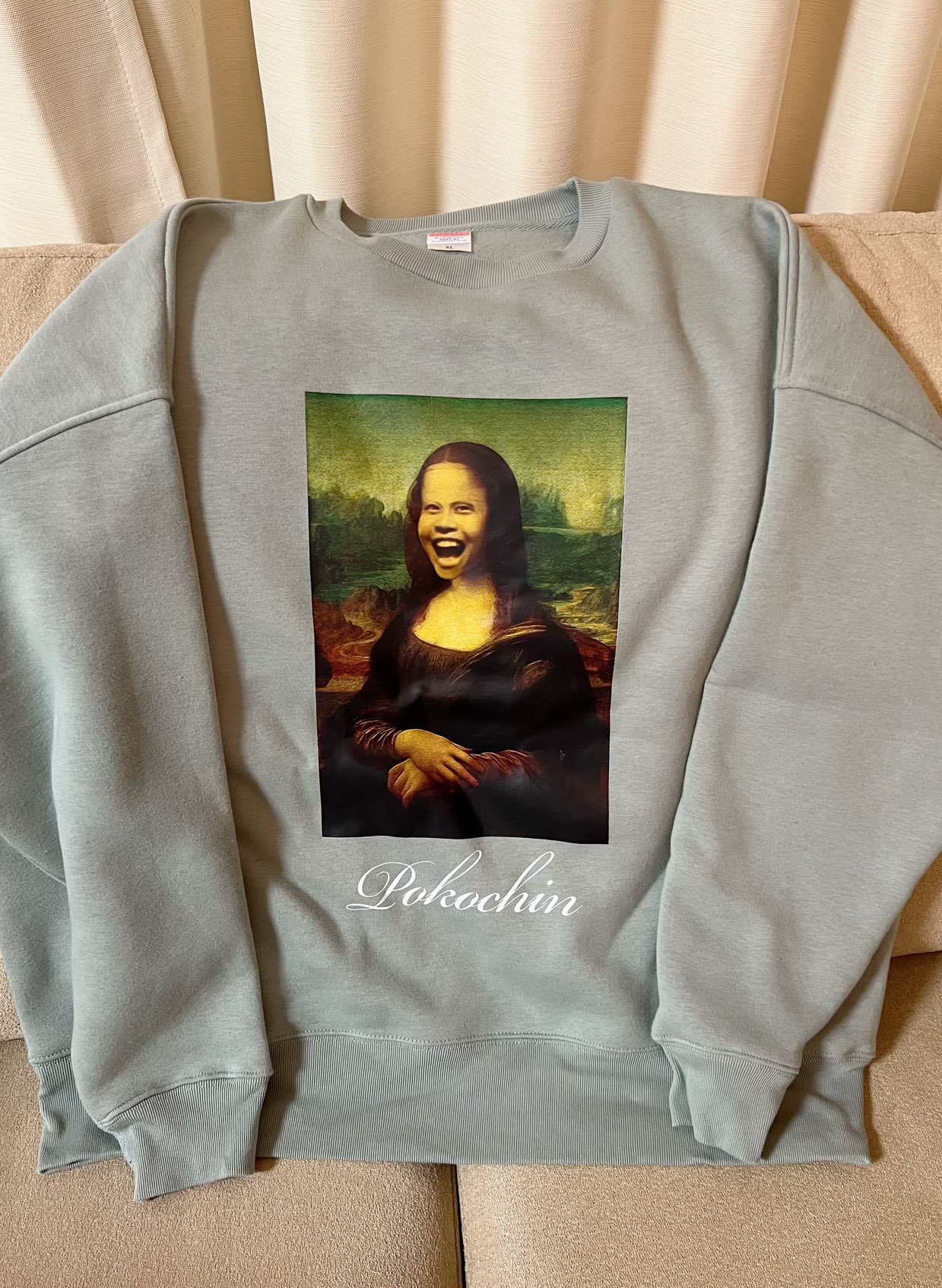 キヨ スウェット TOP4 in TOKYO DOME キヨ猫スウェット ベージュ