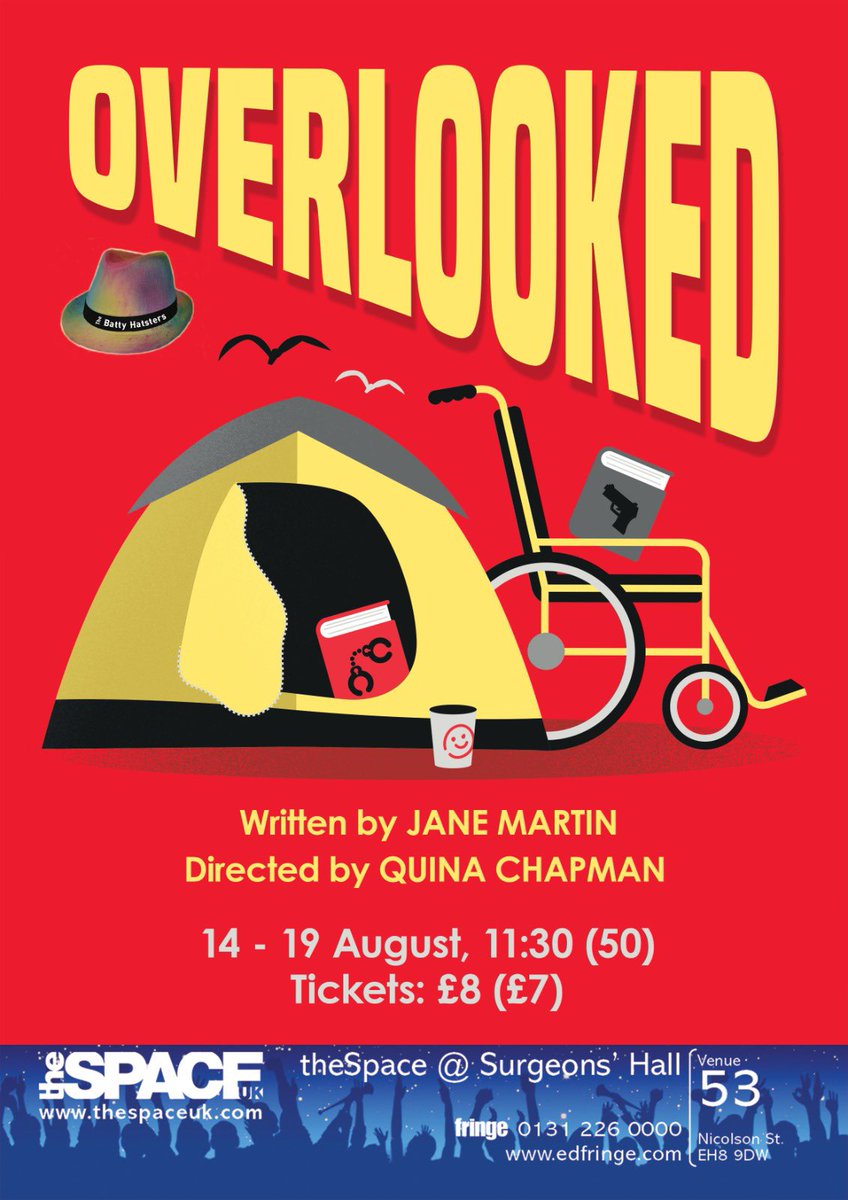 MissQuinaC's tweet photo. @TheStage #Overlooked opens on Monday and is a beautiful and moving story about Audrey who is a wheelchair user and Jack who is street homeless 💕 https://t.co/fnrFhIglDN