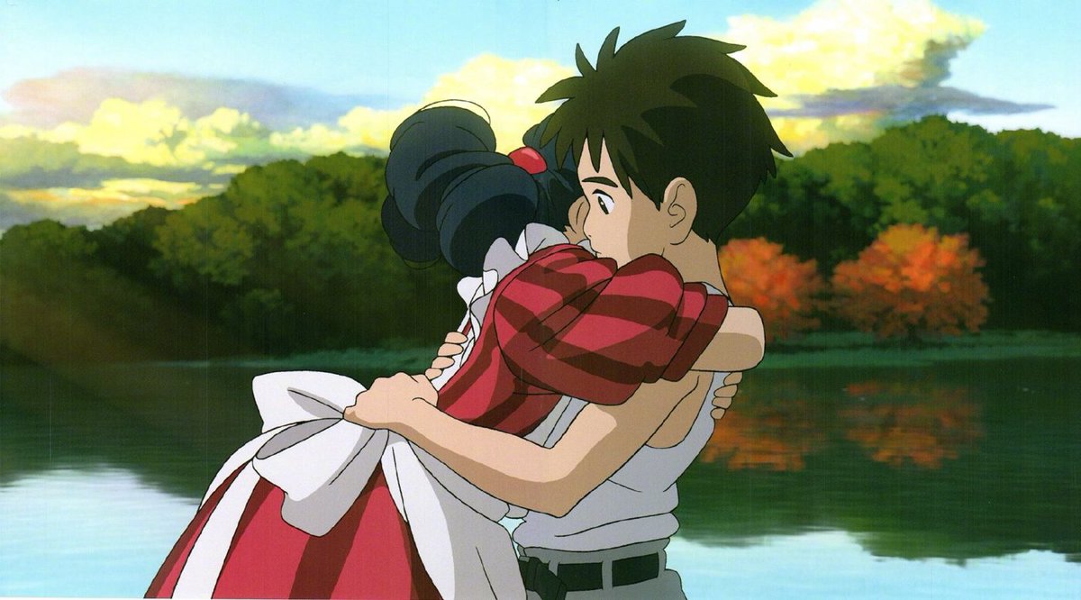 TheGhibliFamily's tweet photo. STUDIO GHIBLI RELEASED A BOOKLET WITH SOME STILLS OF HAYAO MIYAZAKI'S NEW MOVIE THE BOY AND THE HERON 😍 https://t.co/Ov1QXV709n